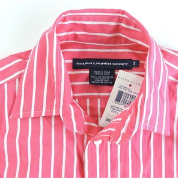Ralph Lauren Striped Button Up Shirt, Size 2 - Picture 6 of 6